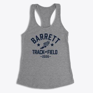 Barrett Elementary School Track and Field Women's Racerback Tank