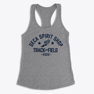 Deca Spirit Shop Track and Field Women's Racerback Tank