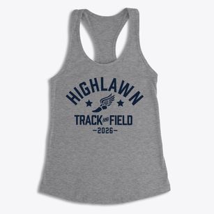 Highlawn Elementary School Track and Field Women's Racerback Tank