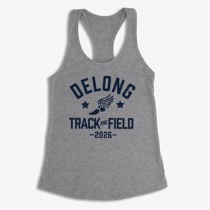 Delong Middle School Track and Field Women's Racerback Tank