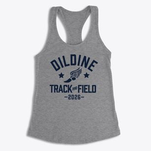 Dildine Elementary School Track and Field Women's Racerback Tank