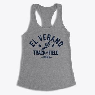 El Verano Elementary School Track and Field Women's Racerback Tank