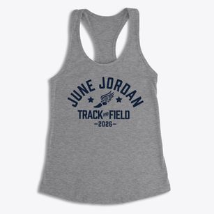 June Jordan School For Equity Track and Field Women's Racerback Tank