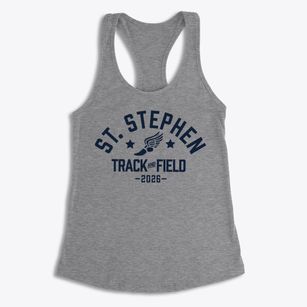 Saint Stephen School Track and Field Women's Racerback Tank