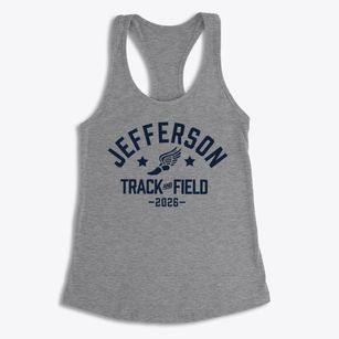 Jefferson Elementary School Track and Field Women's Racerback Tank