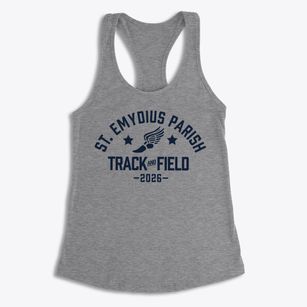 St Emydius Parish Track and Field Women's Racerback Tank