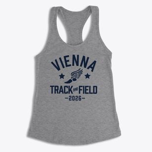 Vienna Pre Kindergarten School Track and Field Women's Racerback Tank