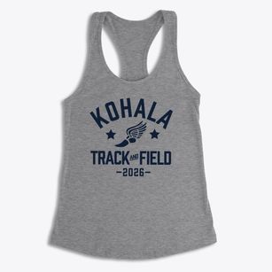Kohala Middle School Track and Field Women's Racerback Tank