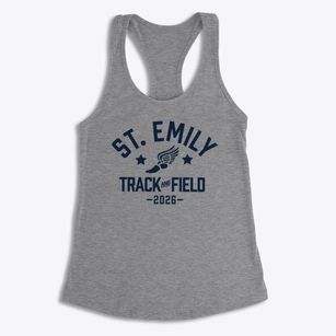 St. Emily Catholic School Track and Field Women's Racerback Tank