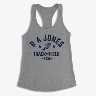 R A Jones Middle School Track and Field Women's Racerback Tank