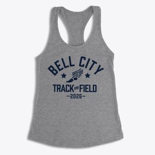 Bell City High School Track and Field Women's Racerback Tank