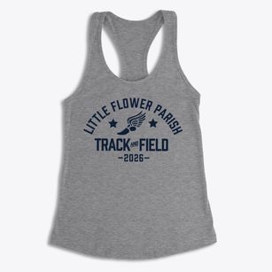 Little Flower Parish Track and Field Women's Racerback Tank