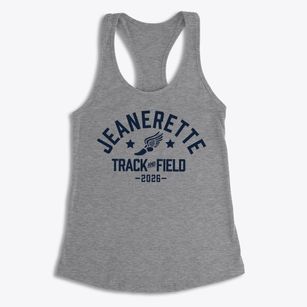 Jeanerette Elementary School Track and Field Women's Racerback Tank