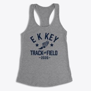 E K Key Elementary School Track and Field Women's Racerback Tank