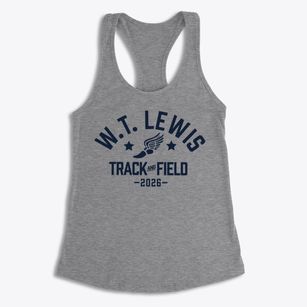 W.t. Lewis Elementary School Track and Field Women's Racerback Tank