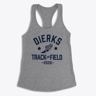 Dierks High School Track and Field Women's Racerback Tank
