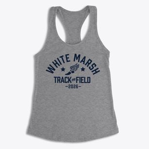 White Marsh Elementary School Track and Field Women's Racerback Tank
