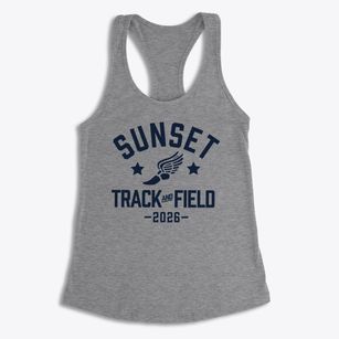 Sunset Elementary School Track and Field Women's Racerback Tank
