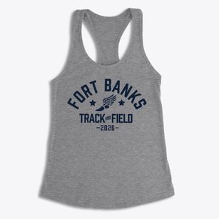 Fort Banks Elementary School Track and Field Women's Racerback Tank