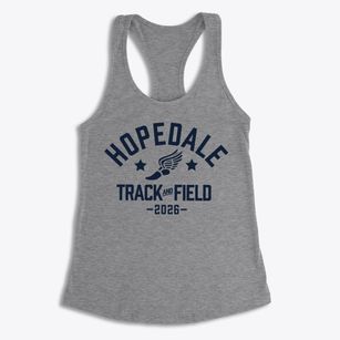 Hopedale Memorial Elementary School Track and Field Women's Racerback Tank