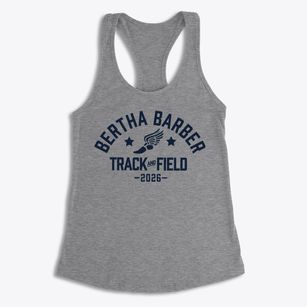 Bertha Barber Elementary School Track and Field Women's Racerback Tank