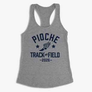 Pioche Elementary School Track and Field Women's Racerback Tank