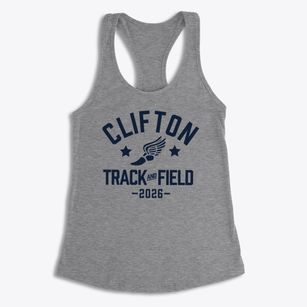Clifton Elementary School 5 Track and Field Women's Racerback Tank