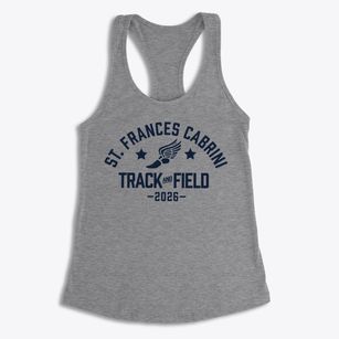 Saint Frances Cabrini School Track and Field Women's Racerback Tank