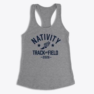Nativity Mission School Track and Field Women's Racerback Tank