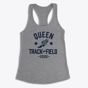 Queen Of All Saints School Track and Field Women's Racerback Tank