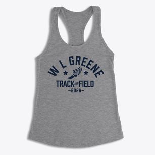 W L Greene Elementary School Track and Field Women's Racerback Tank