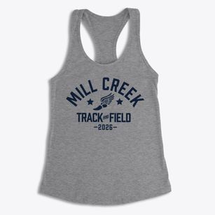 Mill Creek Middle School Track and Field Women's Racerback Tank