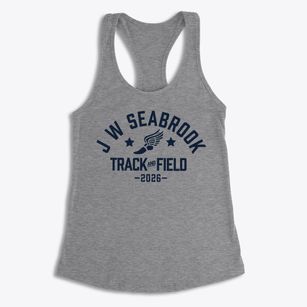 J W Seabrook Elementary School Track and Field Women's Racerback Tank