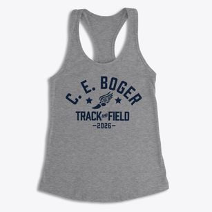 Charles E. Boger Elementary School Track and Field Women's Racerback Tank