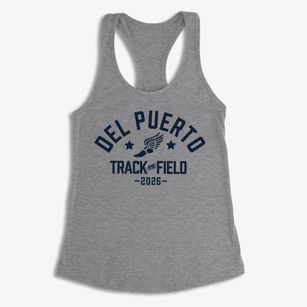 Del Puerto High School Track and Field Women's Racerback Tank