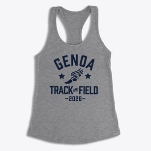 Genoa Middle School Track and Field Women's Racerback Tank