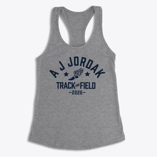 A J Jordak Elementary School Track and Field Women's Racerback Tank