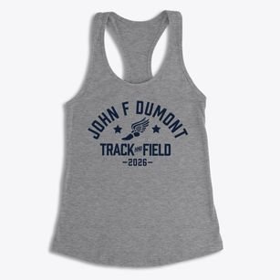 John F Dumont Elementary School Track and Field Women's Racerback Tank