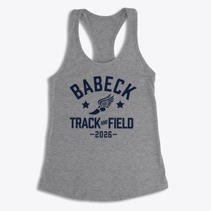 Babeck Elementary School Track and Field Women's Racerback Tank
