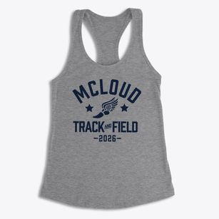 Mcloud High School Track and Field Women's Racerback Tank