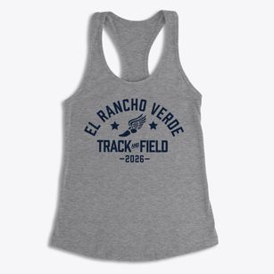 El Rancho Verde High School Track and Field Women's Racerback Tank