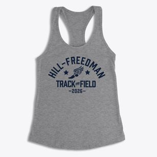 Hill-freedman World Academy Track and Field Women's Racerback Tank