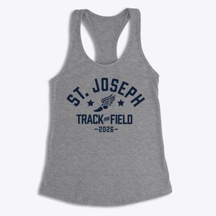 St Joseph Parish Track and Field Women's Racerback Tank