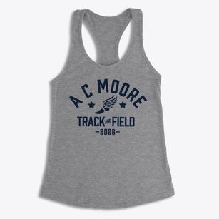 A C Moore Elementary School Track and Field Women's Racerback Tank
