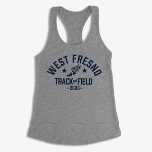 West Fresno Christian Academy Track and Field Women's Racerback Tank