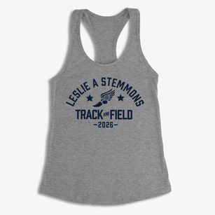 Leslie A Stemmons Elementary School Track and Field Women's Racerback Tank