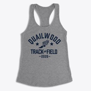 Quailwood Elementary School Track and Field Women's Racerback Tank