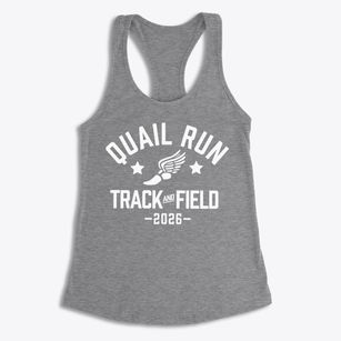 Quail Run Elementary School Track and Field Women's Racerback Tank
