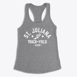 St Juliana Parish Track and Field Women's Racerback Tank