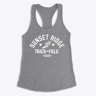 Sunset Ridge Elementary School Track and Field Women's Racerback Tank